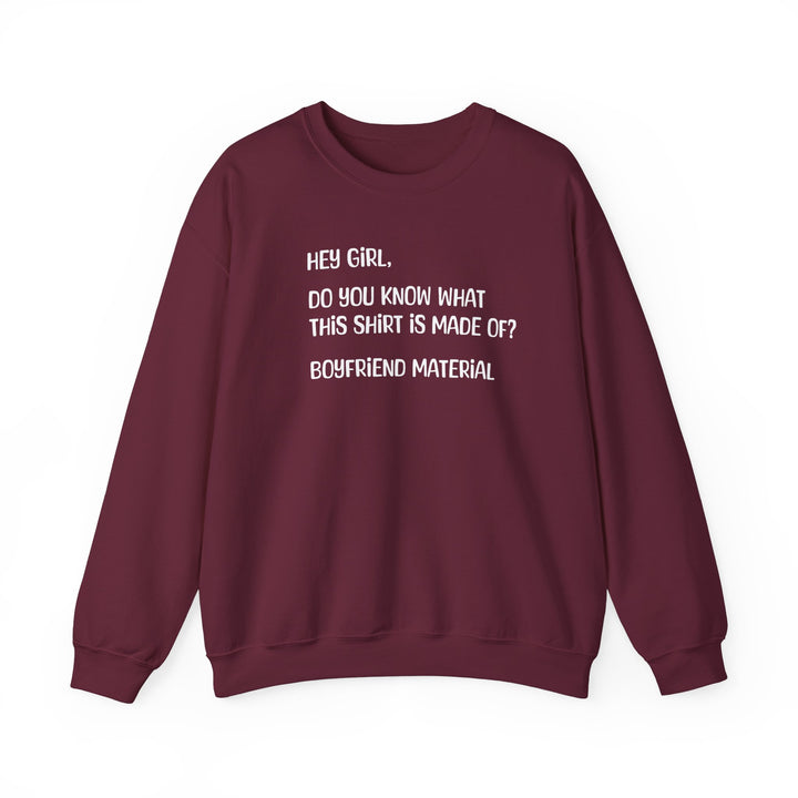 Boyfriend Material - Unisex Heavy Blend™ Crewneck Sweatshirt