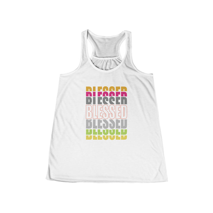 Blessed - Women's Flowy Racerback Tank