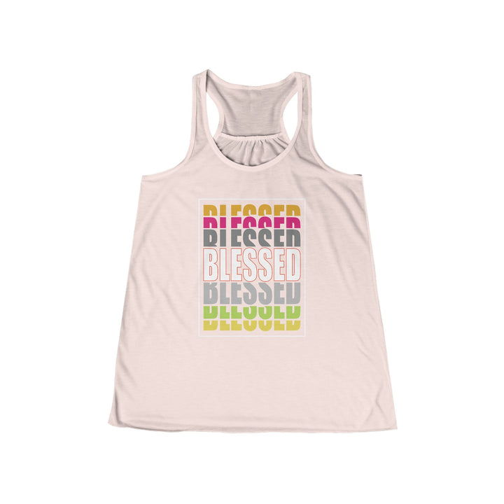 Blessed - Women's Flowy Racerback Tank