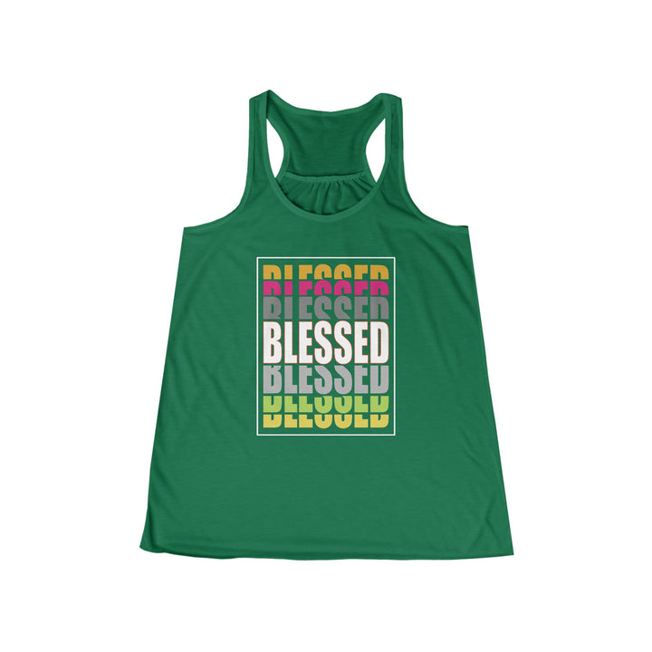 Blessed - Women's Flowy Racerback Tank