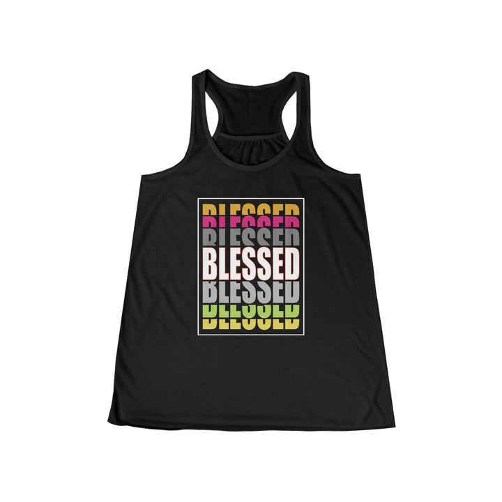 Blessed - Women's Flowy Racerback Tank
