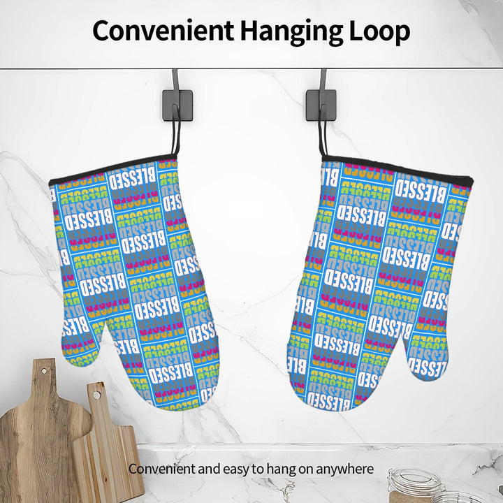 Blessed - Oven Mitts Set of Two