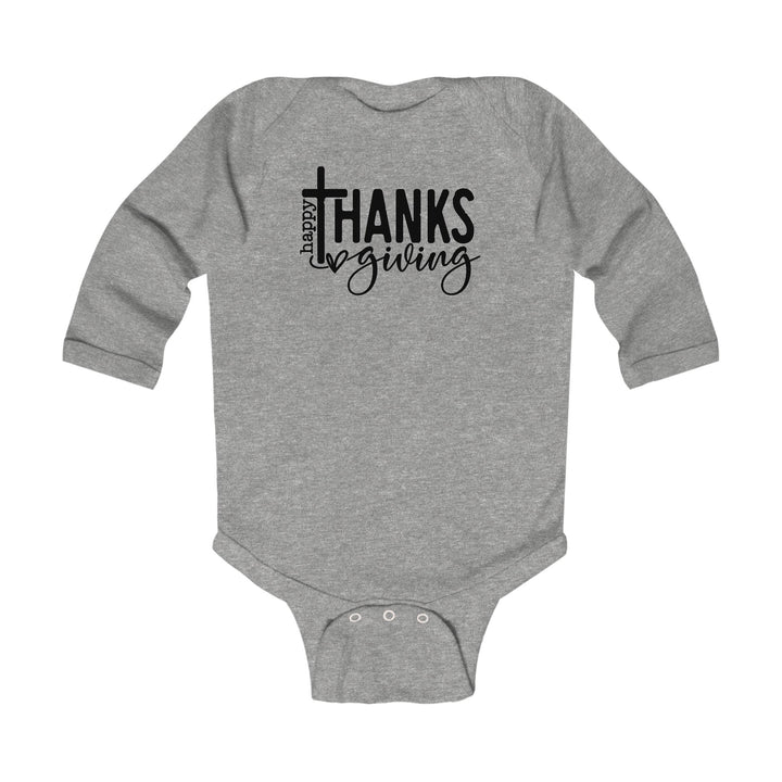 Thanksgiving Cross - Infant Long Sleeve Bodysuit