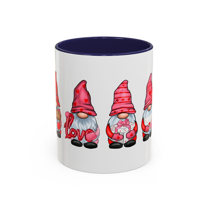 Valentine Gnomes - Accent Coffee Mug (11, 15oz)
