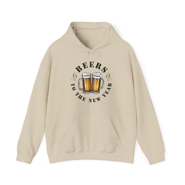 Beers To The New Year - Unisex Heavy Blend™ Hooded Sweatshirt