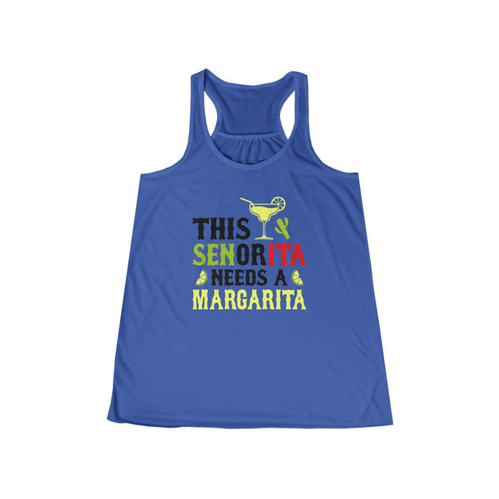 This Señorita - Women's Flowy Racerback Tank