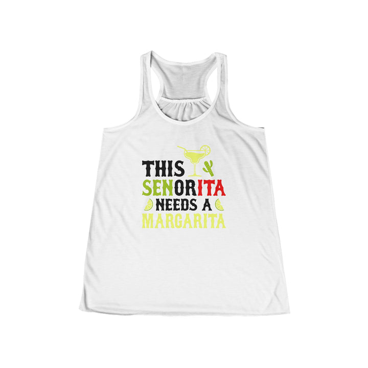 This Señorita - Women's Flowy Racerback Tank