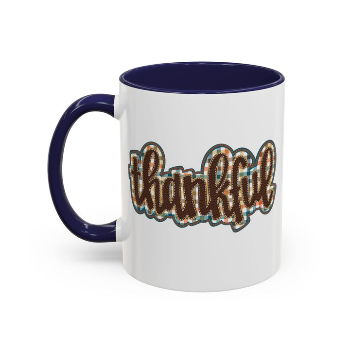 Thankful - Accent Coffee Mug (11, 15oz)