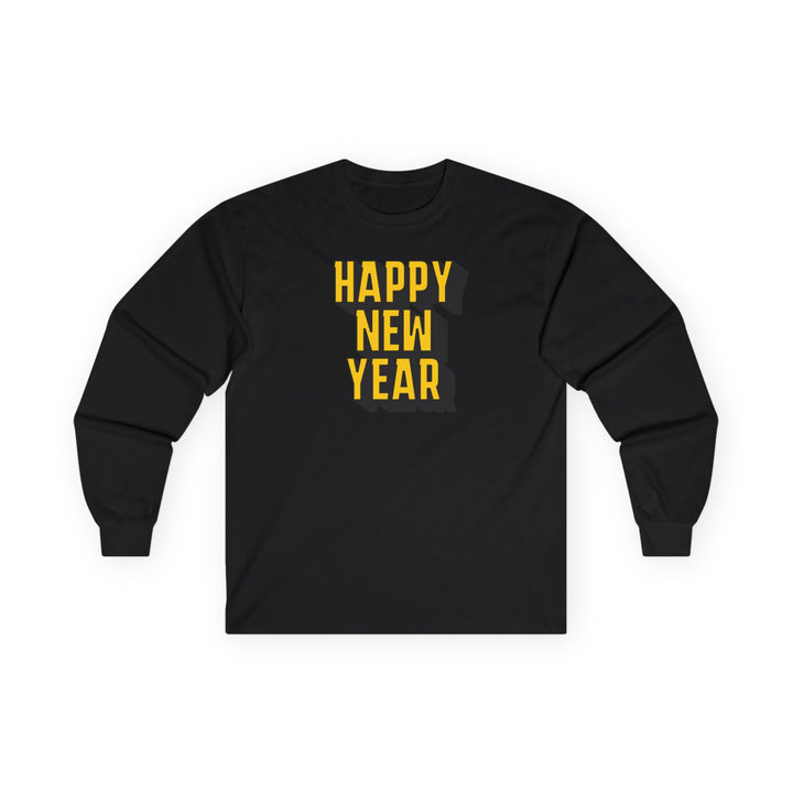 Block Happy New Year - Unisex Ultra Cotton Long Sleeve Tee