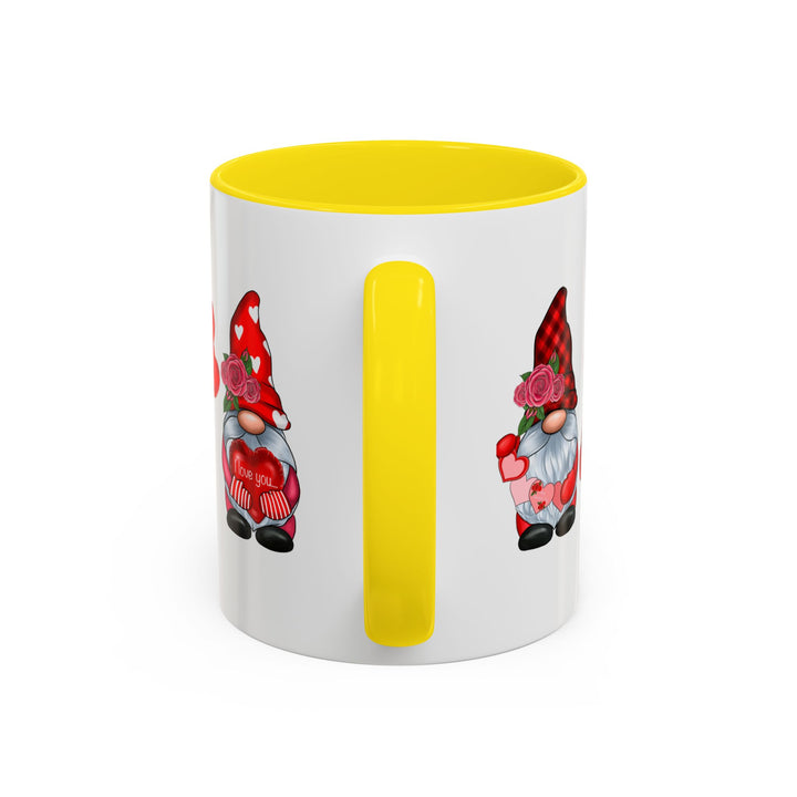 Valentine Gnomes - Accent Coffee Mug (11, 15oz)
