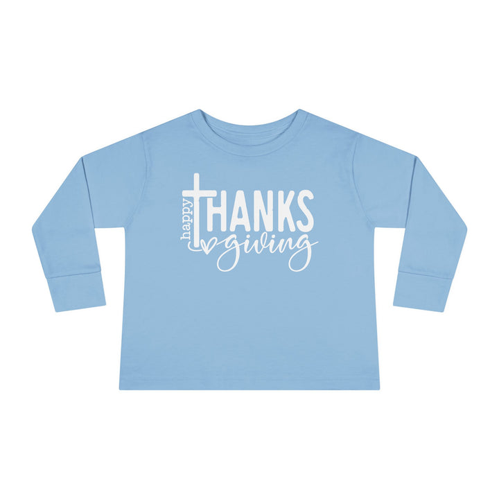 Thanksgiving Cross - Toddler Long Sleeve Tee