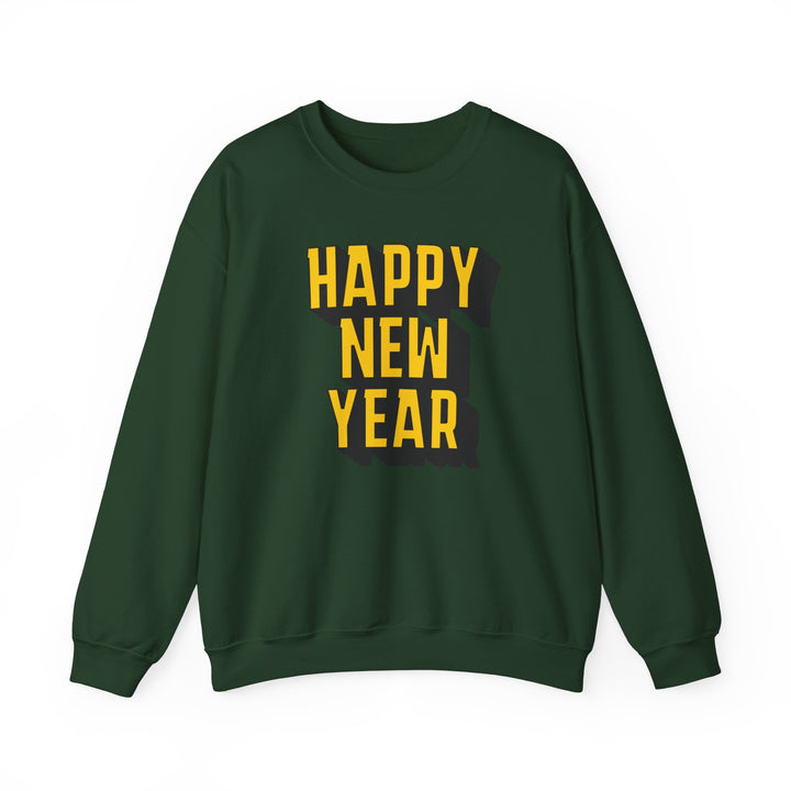 Block Happy New Year - Unisex Heavy Blend™ Crewneck Sweatshirt