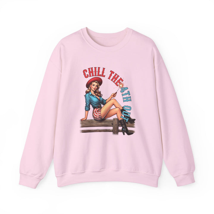 Chill The 4th Out - Unisex Heavy Blend™ Crewneck Sweatshirt