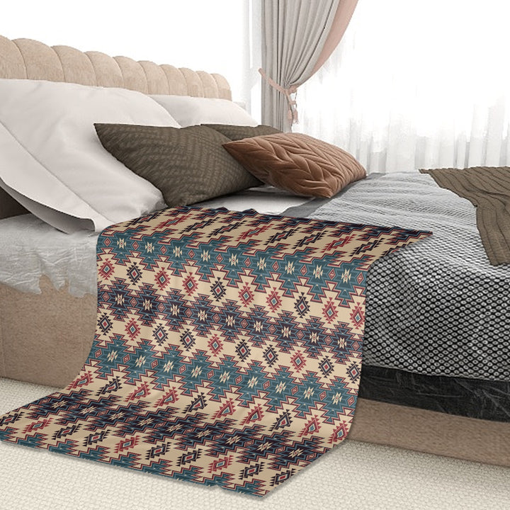 Tribal Indian Tan - Sofa Blanket