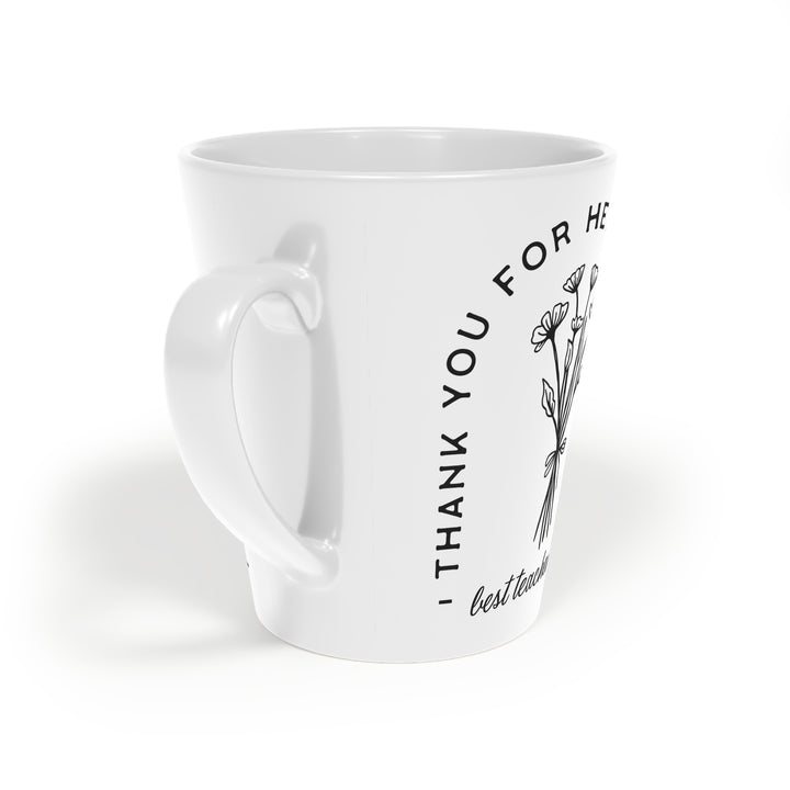 Best Teacher Ever - Latte Mug, 12oz