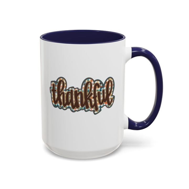 Thankful - Accent Coffee Mug (11, 15oz)