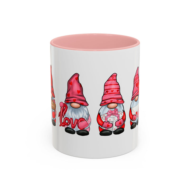 Valentine Gnomes - Accent Coffee Mug (11, 15oz)