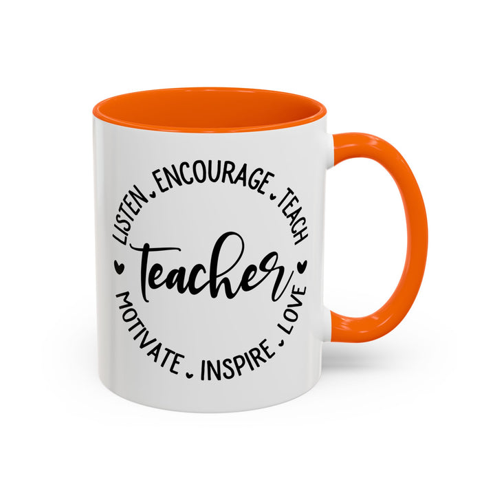 Teacher - Accent Coffee Mug (11, 15oz)