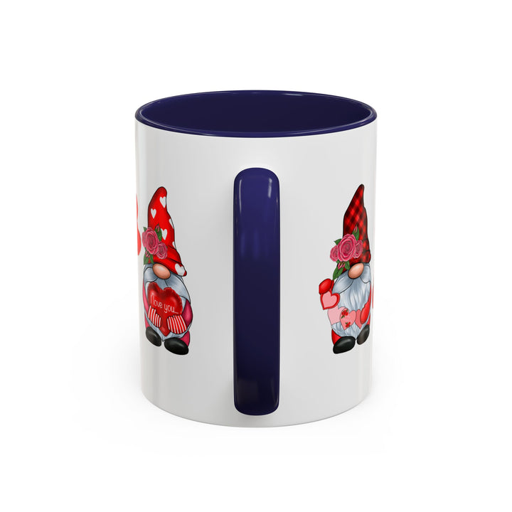 Valentine Gnomes - Accent Coffee Mug (11, 15oz)