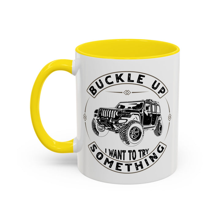 Buckle Up - Accent Coffee Mug (11, 15oz)