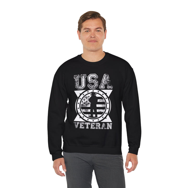 U.S.A. Veteran - Unisex Heavy Blend™ Crewneck Sweatshirt