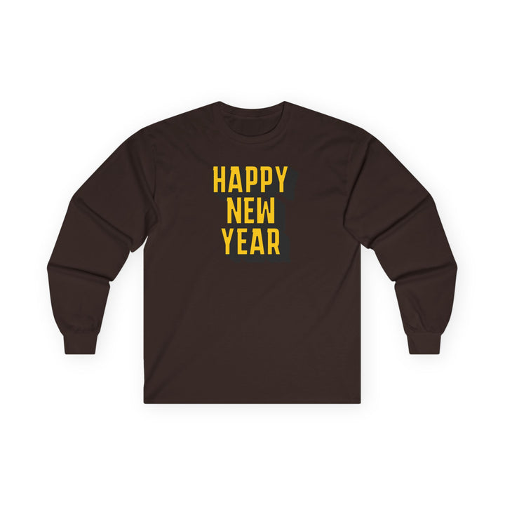 Block Happy New Year - Unisex Ultra Cotton Long Sleeve Tee