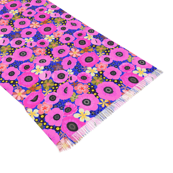 Vibrant Pink Spring Pattern - Light Scarf