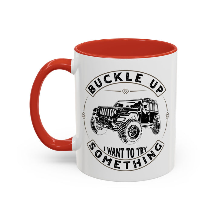 Buckle Up - Accent Coffee Mug (11, 15oz)