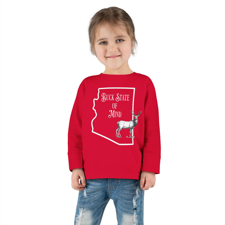 Buck State Of Mind - Toddler Long Sleeve Tee