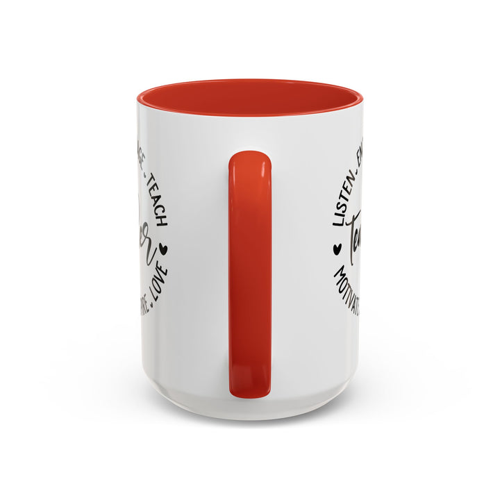 Teacher - Accent Coffee Mug (11, 15oz)