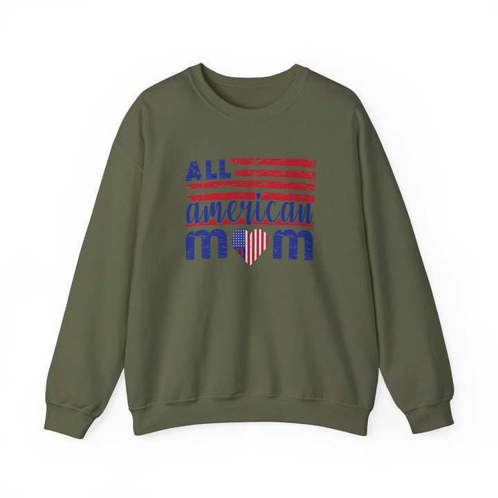 All American Mom Sweatshirt - Unisex Heavy Blend™ Crewneck