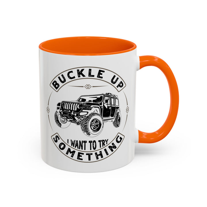 Buckle Up - Accent Coffee Mug (11, 15oz)