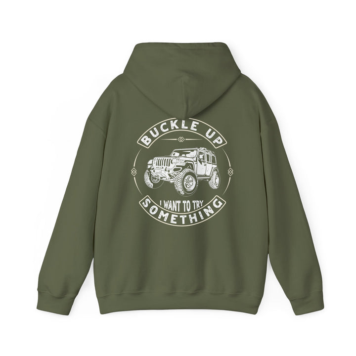 Buckle Up - Unisex Heavy Blend™ Hooded Sweatshirt
