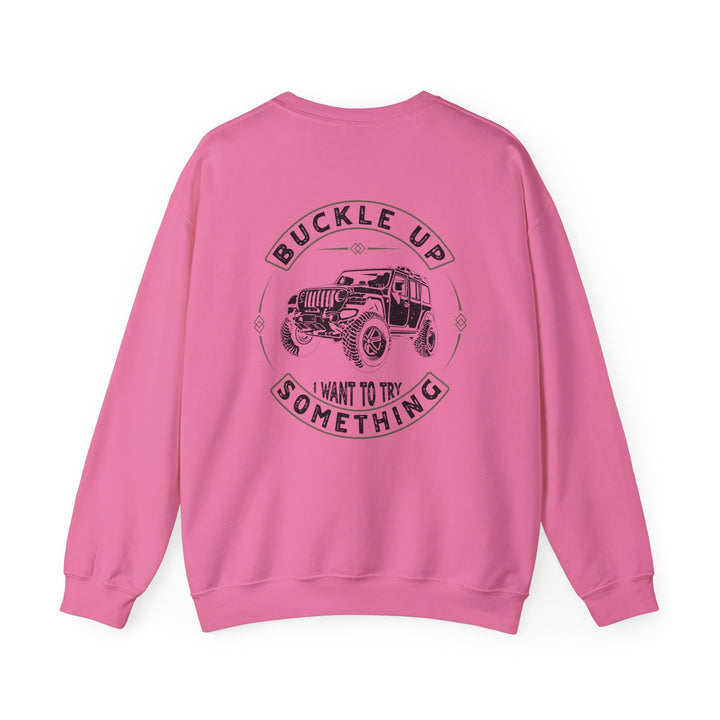 Buckle Up - Unisex Heavy Blend™ Crewneck Sweatshirt