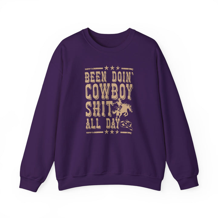 Been Doin' Cowboy Sh*t - Unisex Heavy Blend™ Crewneck Sweatshirt