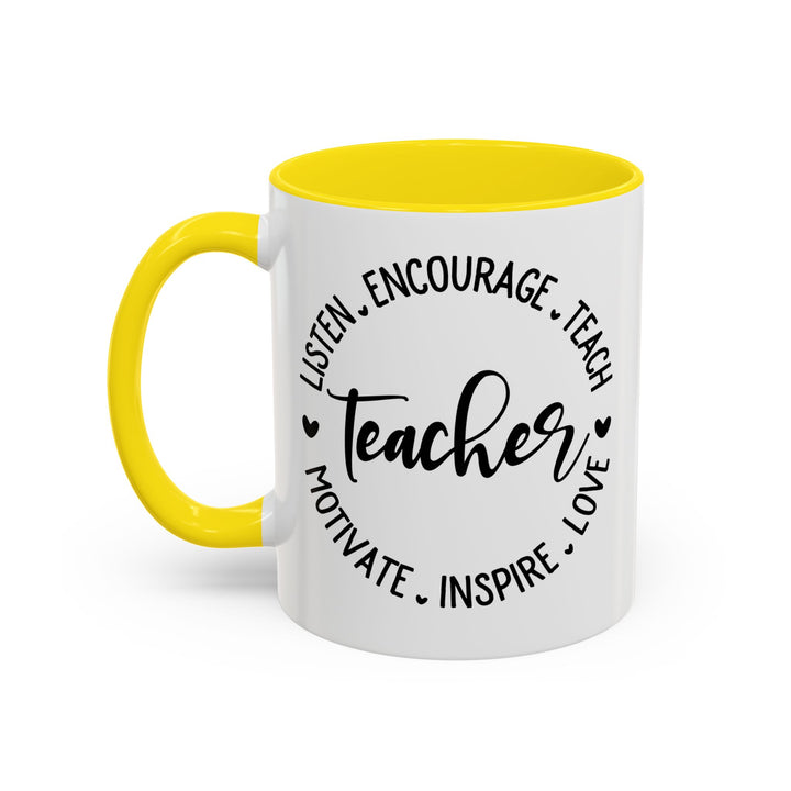 Teacher - Accent Coffee Mug (11, 15oz)