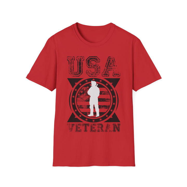 U.S.A. Veteran - Unisex Softstyle T-Shirt