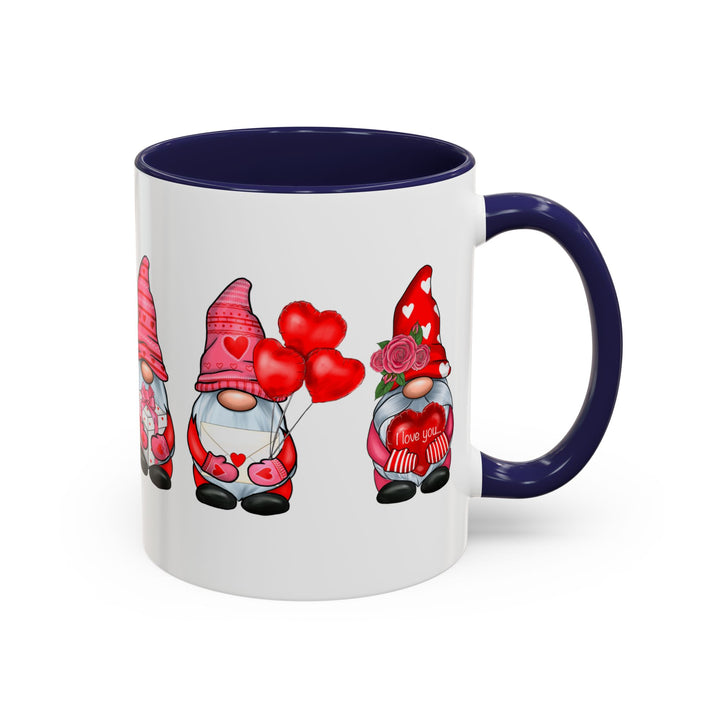 Valentine Gnomes - Accent Coffee Mug (11, 15oz)