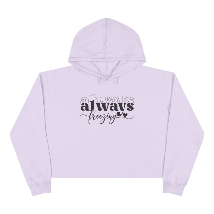Always Freezing - Crop Hoodie