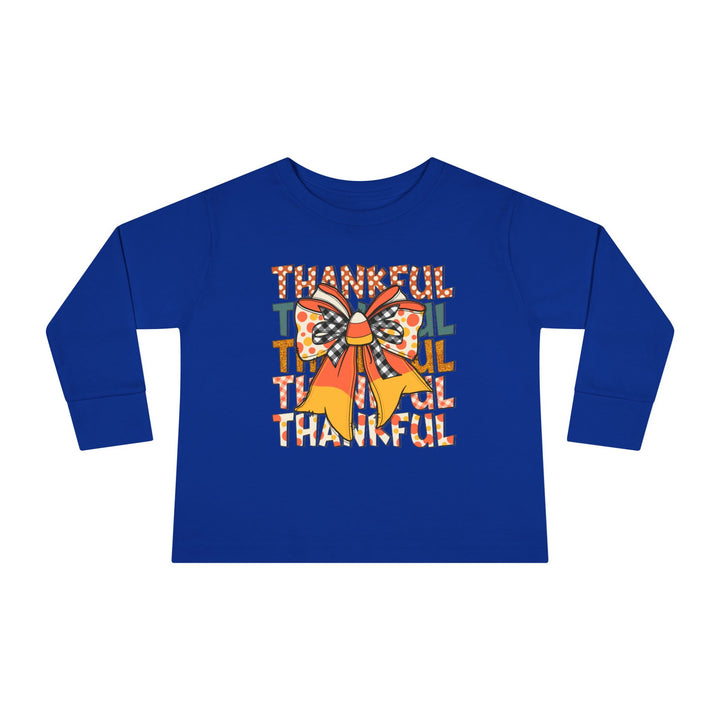 Thankful Bow - Toddler Long Sleeve Tee