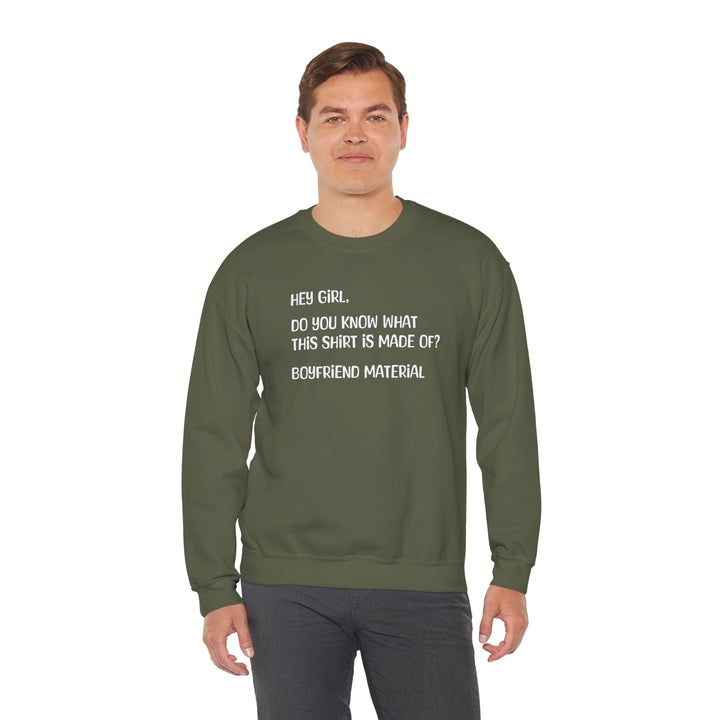 Boyfriend Material - Unisex Heavy Blend™ Crewneck Sweatshirt