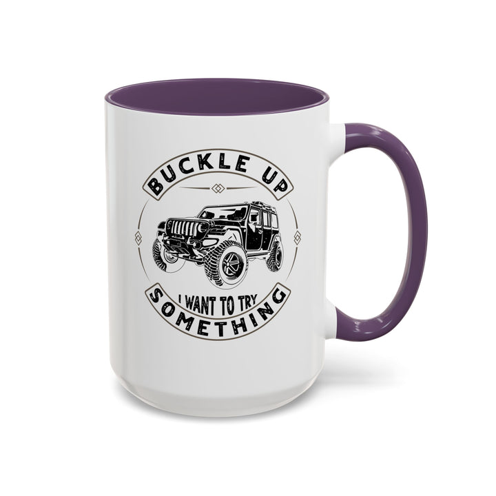 Buckle Up - Accent Coffee Mug (11, 15oz)