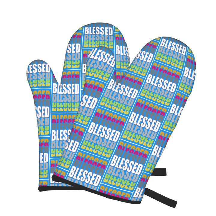 Blessed - Oven Mitts Set of Two