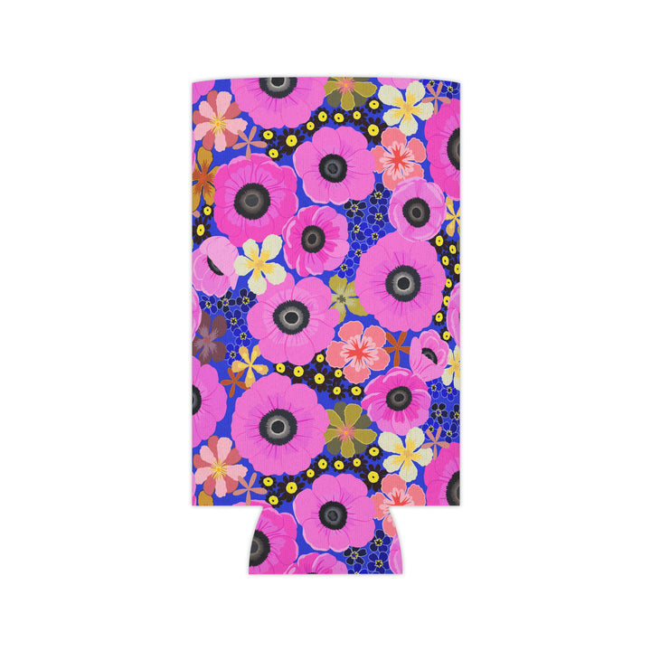 Vibrant Pink Spring Pattern - Can Cooler