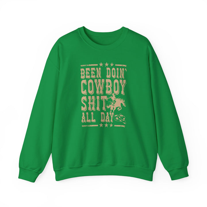 Been Doin' Cowboy Sh*t - Unisex Heavy Blend™ Crewneck Sweatshirt