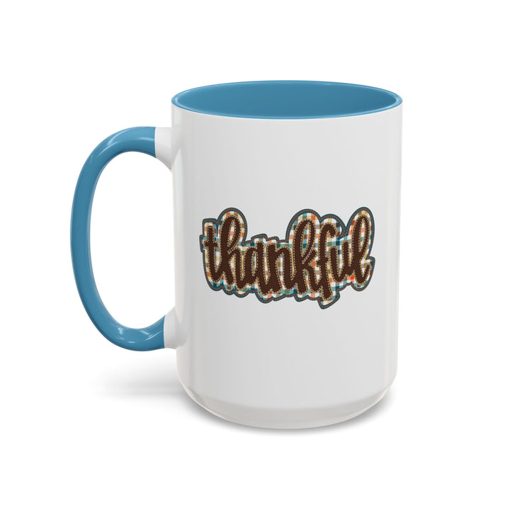 Thankful - Accent Coffee Mug (11, 15oz)