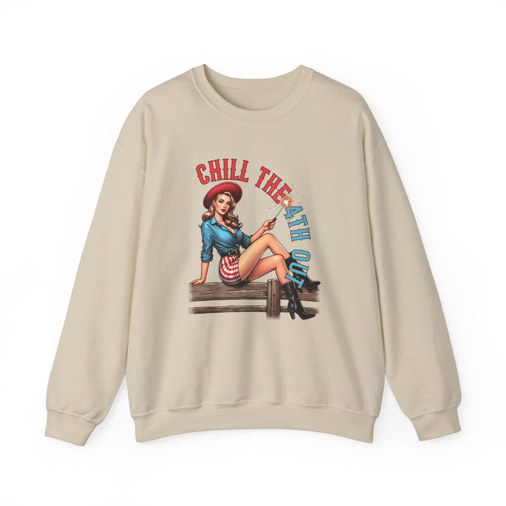 Chill The 4th Out - Unisex Heavy Blend™ Crewneck Sweatshirt