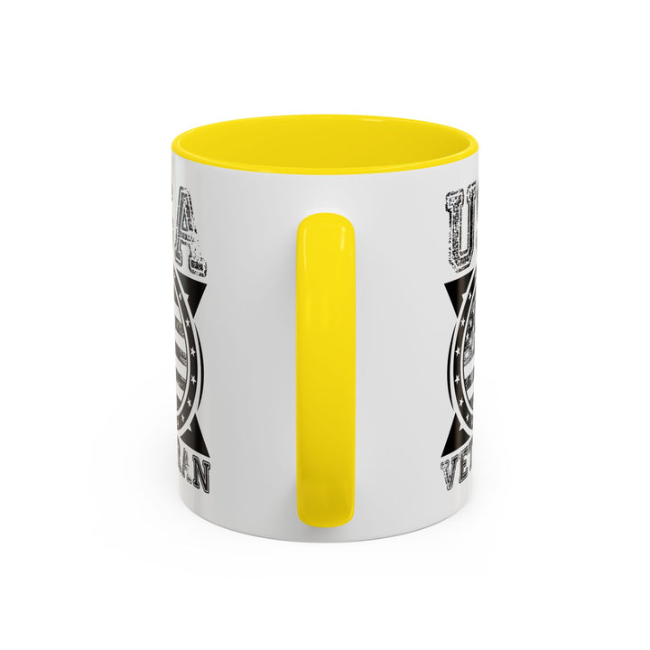 U.S.A. Veteran - Accent Coffee Mug (11, 15oz)