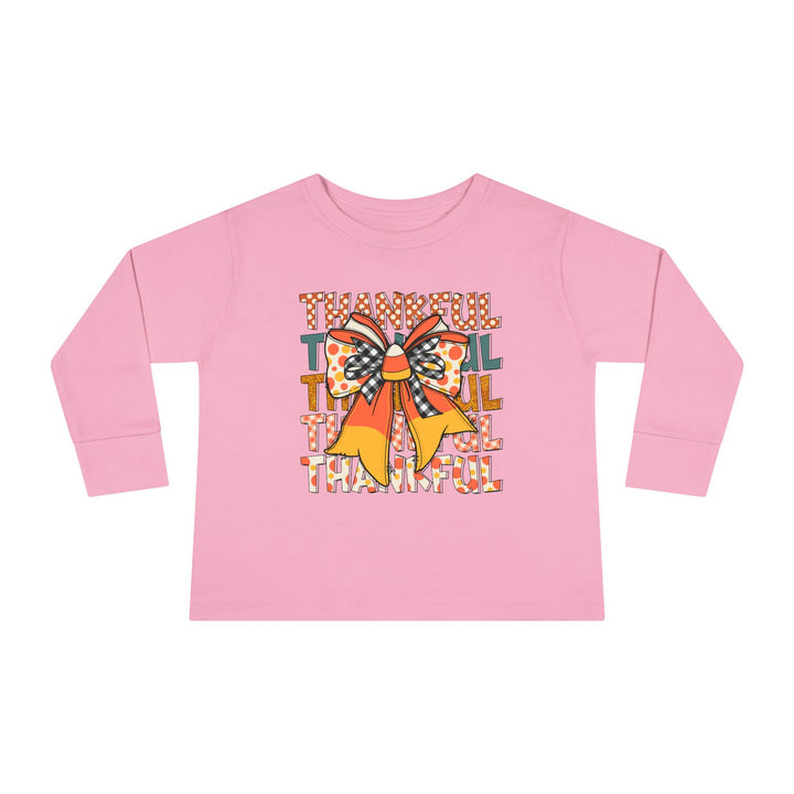Thankful Bow - Toddler Long Sleeve Tee