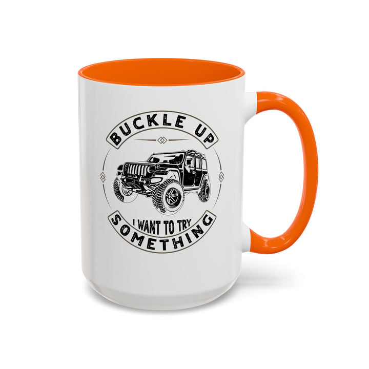 Buckle Up - Accent Coffee Mug (11, 15oz)